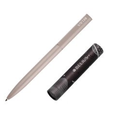 Boligrafo belius rocket b aluminio color minimalista tinta azul caja cilindrica