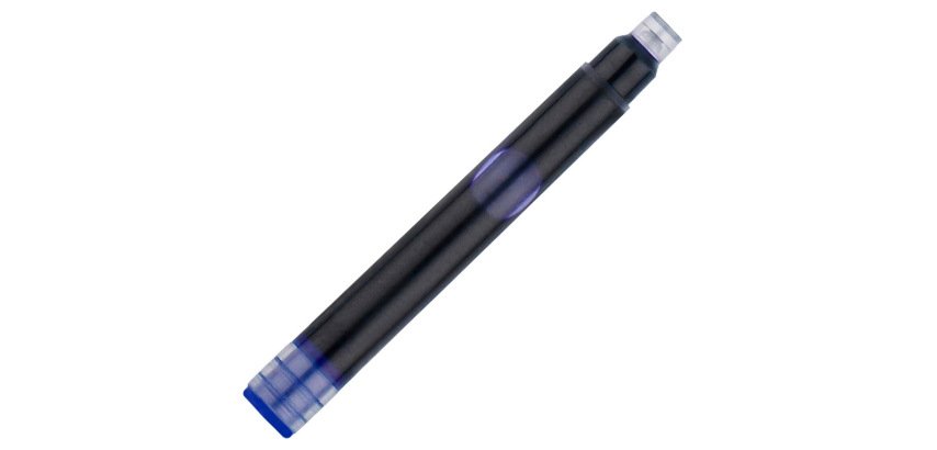 Tinta estilografica belius azul caja 6 cartuchos