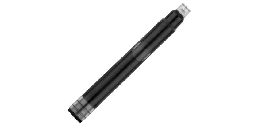 Tinta estilografica belius negro caja 6 cartuchos