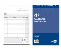 Talonario liderpapel albaran cuarto original y copia t215