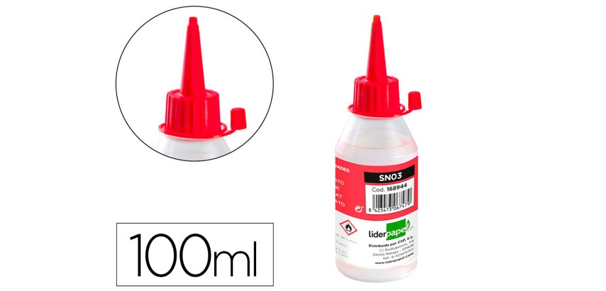 Silicona liquida liderpapel para manualidades bote de 100 ml