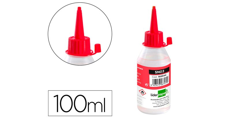 Silicona liquida liderpapel para manualidades bote de 100 ml