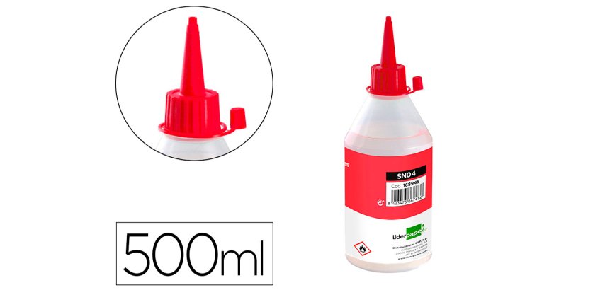 Silicona liquida liderpapel para manualidades bote de 500 ml
