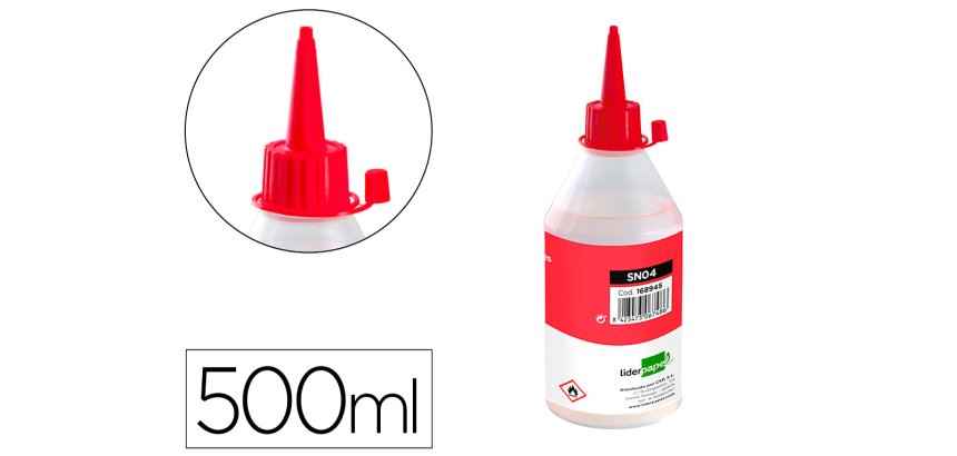 Silicona liquida liderpapel para manualidades bote de 500 ml