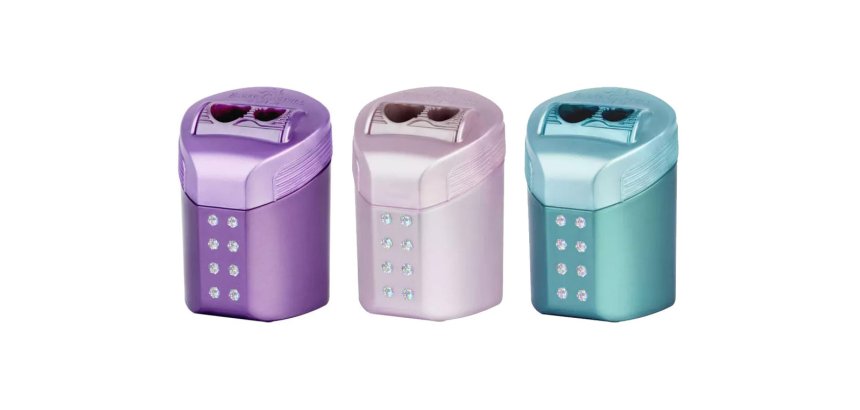 Sacapuntas faber castell doble roll on sparkle