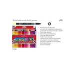 Rotulador faber castell doble punta fina/gruesa caja de 40 unidades colores surtidos