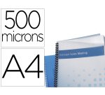 Tapa de encuadernacion gbg polipropileno polycover opaca 500 mc din a4 translucida pack de 100 unidades