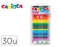 Rotulador carioca birello doble punta blister de 30 unidades colores surtidos