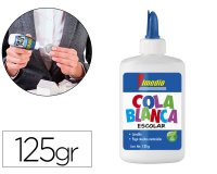 Pegamento cola blanca imedio escolar lavable bote de 125 g