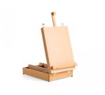 Caballete pintor winsor&newton liffey madera sobremesa caja