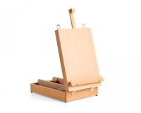 Caballete pintor winsor&newton liffey madera sobremesa caja