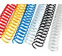 Espiral plastico yosan paso 64 nº16 colores surtidos caja de 50 unidades