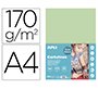 Cartulina apli din a4 170g/m2 verde esmeralda paquete de 50 hojas