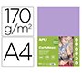 Cartulina apli din a4 170g/m2 violeta paquete de 50 hojas