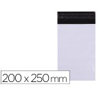 Bolsa plastico autocierre adhesivo apli opaca 200x250 mm paquete de 50 unidades