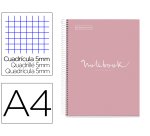 Cuaderno espiral miquelrius notebook 1 emotions tapa forrada din a4 microperforado 80 hojas 90g/m2 cuadro 5 mm