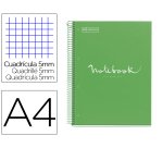 Cuaderno espiral miquelrius notebook 1 emotions tapa forrada din a4 microperforado 80 hojas 90g/m2 cuadro 5 mm