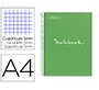 Cuaderno espiral miquelrius notebook 1 emotions tapa forrada din a4 microperforado 80 hojas 90g/m2 cuadro 5 mm