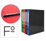 Modulo liderpapel 4 archivadores folio 2 anillas mixtas 25mm colores surtidos