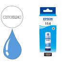 Tinta epson t114 eco tank et-8500 / 8550 cian botella 70 ml