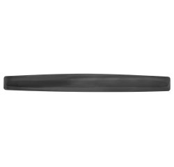 Reposamuñecas q-connect de gel para teclado color negro 525x58x17 mm