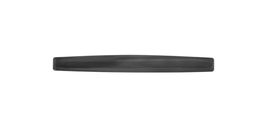 Reposamuñecas q-connect de gel para teclado color negro 525x58x17 mm
