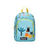 Mochila escolar liderpapel safari infantil azul leon 330x110x250 mm