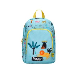 Mochila escolar liderpapel safari infantil azul leon 330x110x250 mm