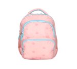 Mochila escolar liderpapel multibolsillo infantil rosa rainbows 350x110x270 mm