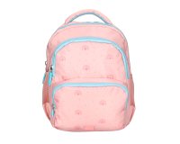 Mochila escolar liderpapel multibolsillo infantil rosa rainbows 350x110x270 mm