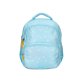 Mochila escolar liderpapel multibolsillo infantil azul flowers 350x110x270 mm