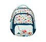 Mochila escolar liderpapel multibolsillo infantil azul cars 350x110x270 mm