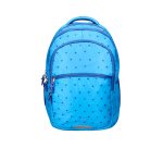 Mochila escolar liderpapel multibolsillo para portatil azul cruces 450x145x300 mm