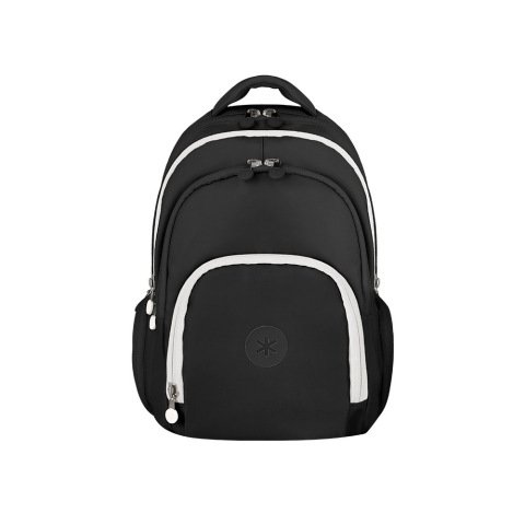 Mochila antartik fusion flex multibolsillo negro 19l 450x180x300 mm