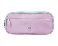Estuche portatodo antartik fusion flex 3 cremalleras morado compañero mochila 100x60x220 mm