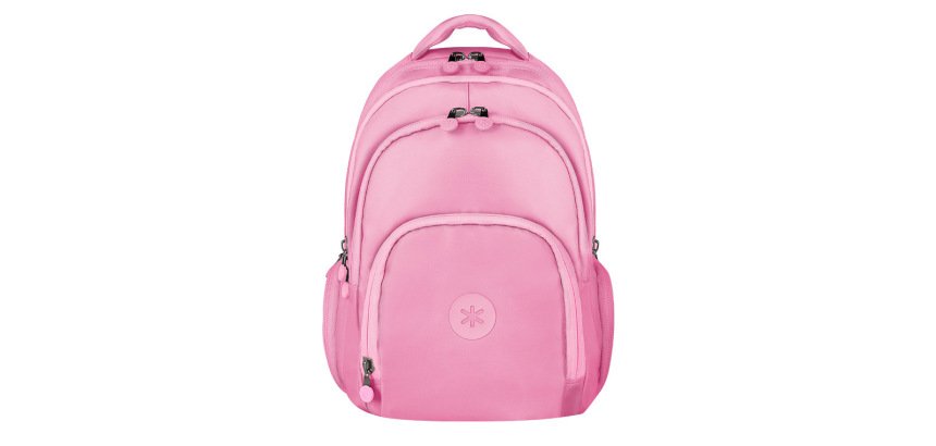 Mochila antartik fusion flex multibolsillo rosa 19l 450x180x300 mm
