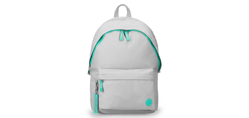 Mochila antartik basic pack con bolsillo para portatil gris 20 l 300x160x420 mm