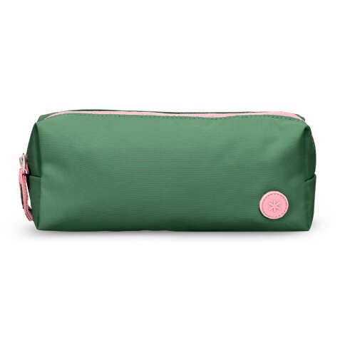 Estuche portatodo antartik 1 compartimento compañero de mochila teens verde 80 x 55 x 210 mm