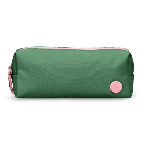 Estuche portatodo antartik basic pack 1 compartimento verde compañero mochila 80x55x210 mm