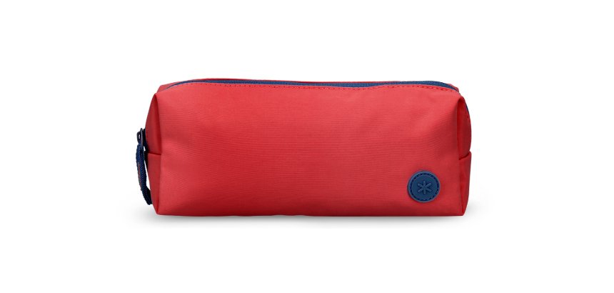 Estuche portatodo antartik basic pack 1 compartimento granate compañero mochila 80x55x210 mm