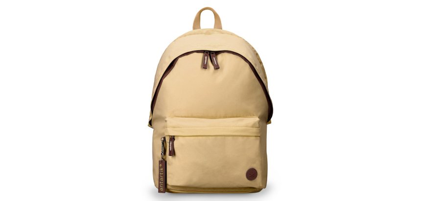 Mochila antartik basic pack con bolsillo para portatil beige 20 l 300x160x420 mm