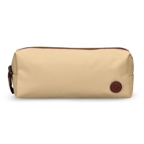 Estuche portatodo antartik basic pack 1 compartimento beige compañero mochila 80x55x210 mm