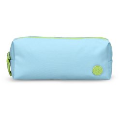 Estuche portatodo antartik basic pack 1 compartimento turquesa compañero mochila 80x55x210 mm