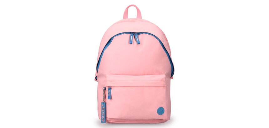 Mochila antartik basic pack con bolsillo para portatil rosa 20 l 300x160x420 mm