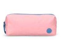 Estuche portatodo antartik basic pack 1 compartimento rosa compañero mochila 80x55x210 mm