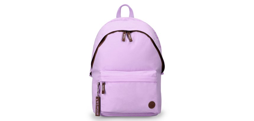 Mochila antartik basic pack con bolsillo para portatil morado 20 l 300x160x420 mm