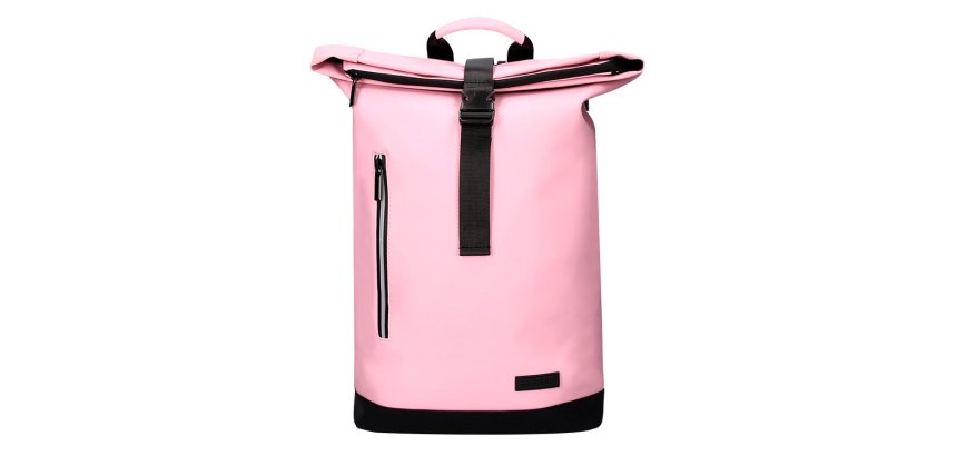 Mochila antartik roll pack waterproof enrollable gran capacidad rosa 480x130x280 mm