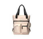 Mochila antartik bolso flip bag con acolchado para portatil 15\" beige 400x120x390 mm