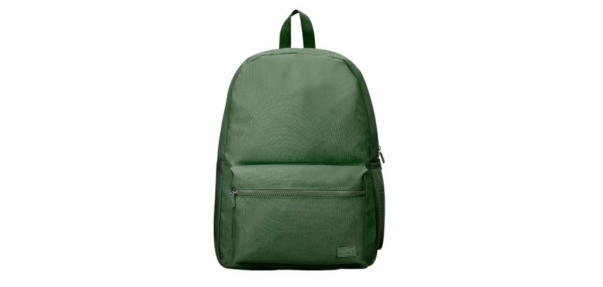 Mochila liderpapel core con compartimento lateral elastico verde militar 15 l 400x125x300 mm