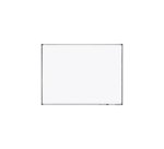 Pizarra blanca rocada lacada magnetica marco aluminio con cantoneras 90x120 cm